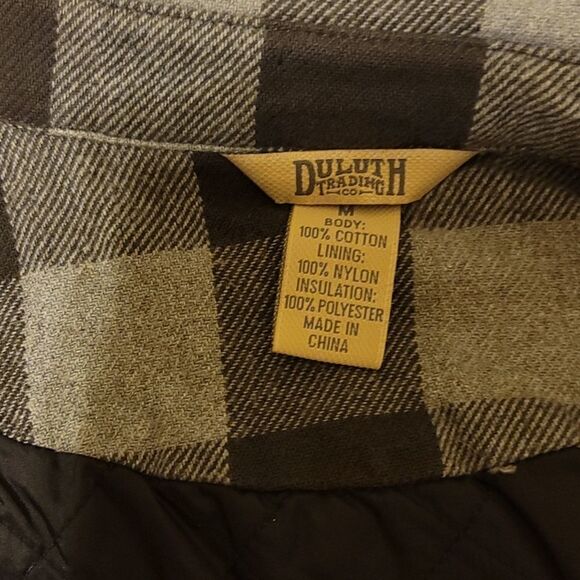- Men's Duluth Trading Co. plaid flannel jacket size medium - Picture 11 of 14
